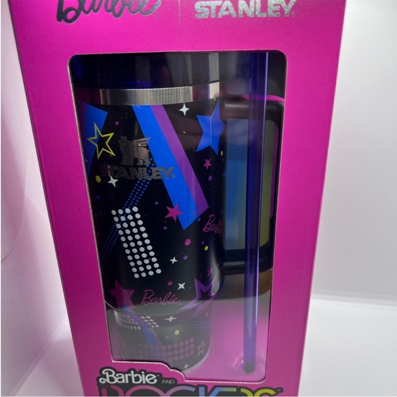 Stanley x Barbie 80's Rockers' 40oz H2.0 Quencher new in box limited edition - Picture 2 of 3